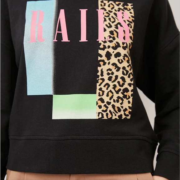 RAILS Alice neon rails sweatshirt - Picture 2 of 8